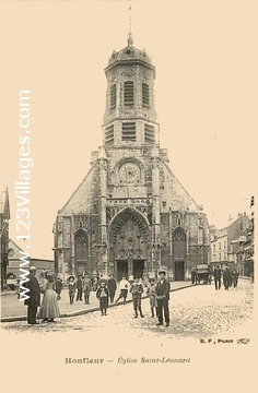 Carte postale de Honfleur