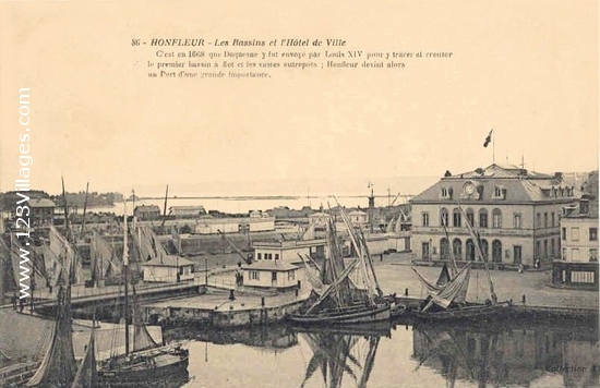 Carte postale de Honfleur