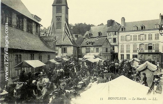 Carte postale de Honfleur