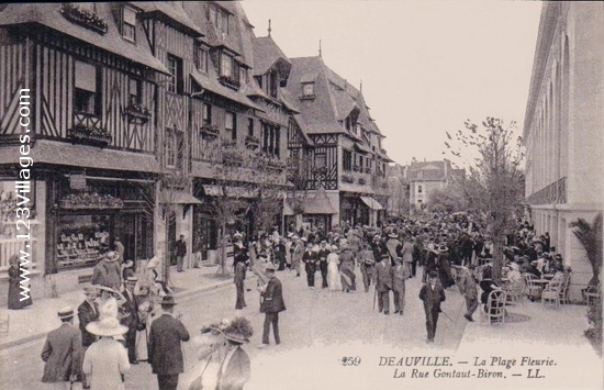 Carte postale de Deauville