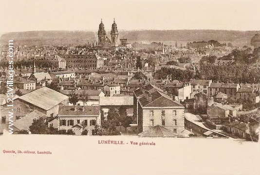 Carte postale de Lunéville