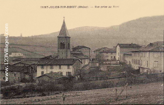 Carte postale de Saint-Julien-sur-Bibost