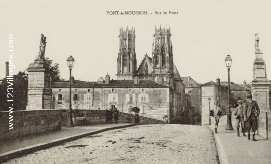 Carte postale de Pont-à-Mousson