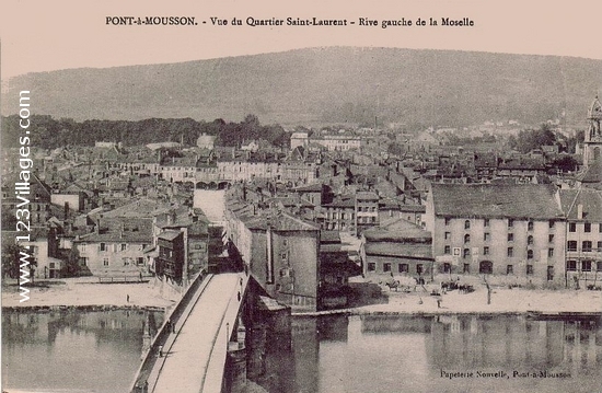 Carte postale de Pont-à-Mousson