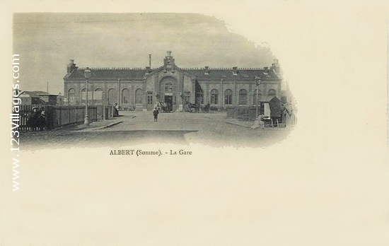 Carte postale de Albert