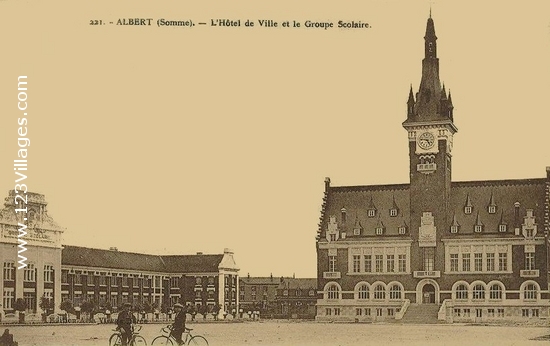 Carte postale de Albert