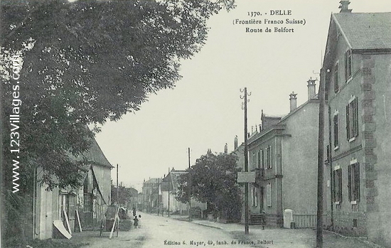 Carte postale de Delle