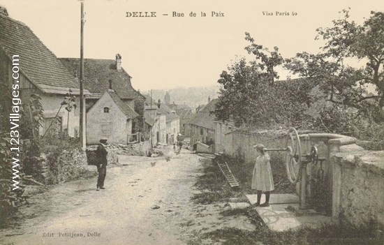 Carte postale de Delle