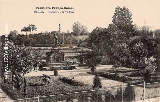 Carte postale de Delle