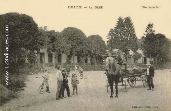 Carte postale de Delle