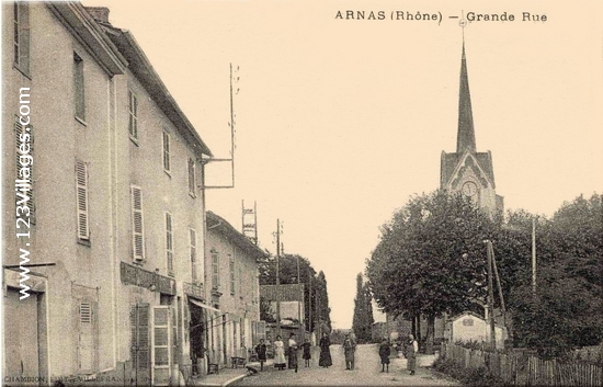 Carte postale de Arnas