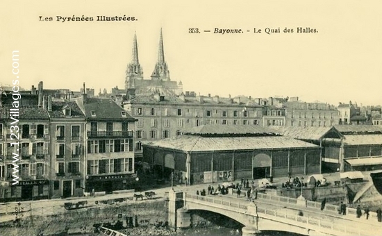 Carte postale de Bayonne