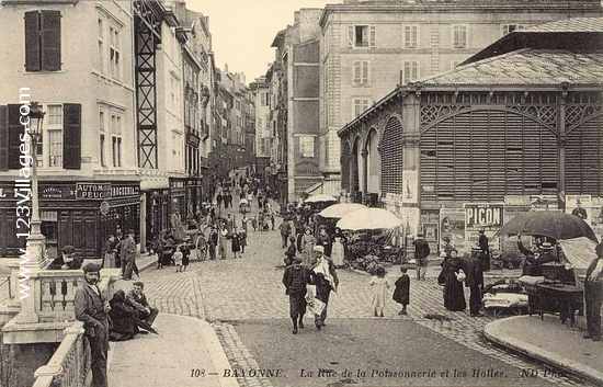 Carte postale de Bayonne