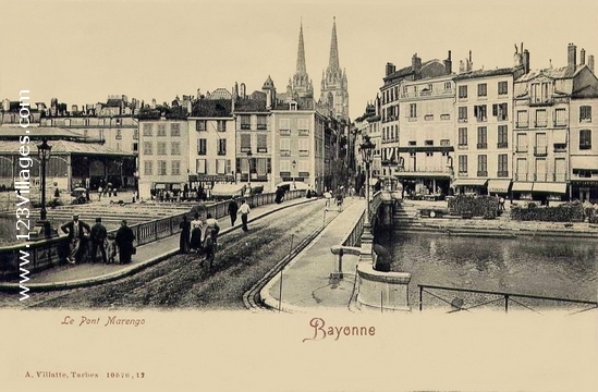 Carte postale de Bayonne