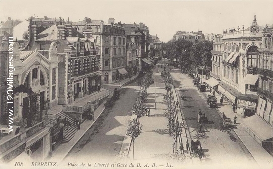 Carte postale de Biarritz