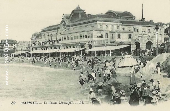 Carte postale de Biarritz