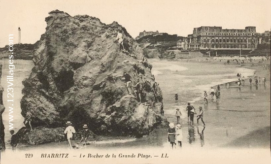 Carte postale de Biarritz