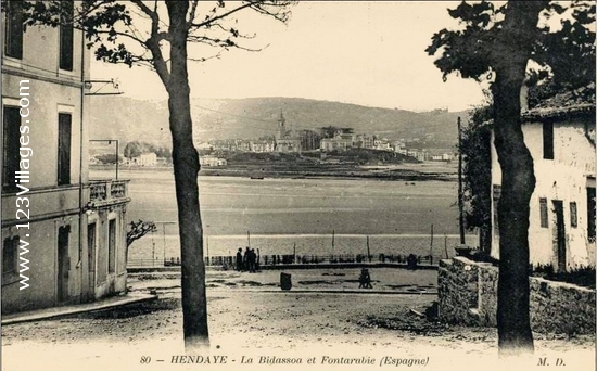 Carte postale de Hendaye