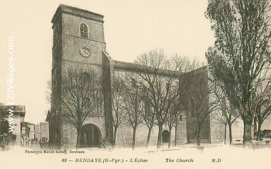 Carte postale de Hendaye