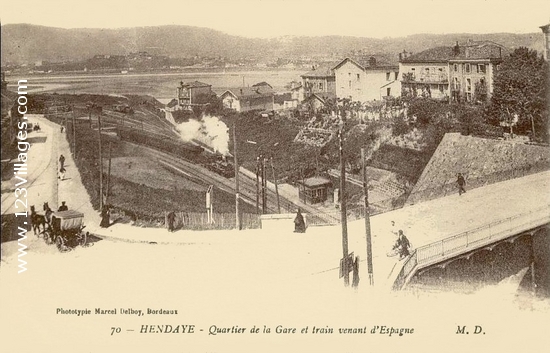 Carte postale de Hendaye