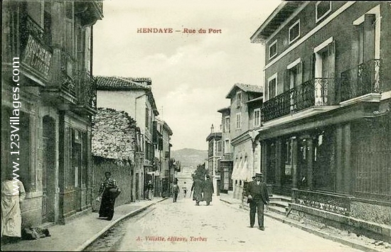 Carte postale de Hendaye