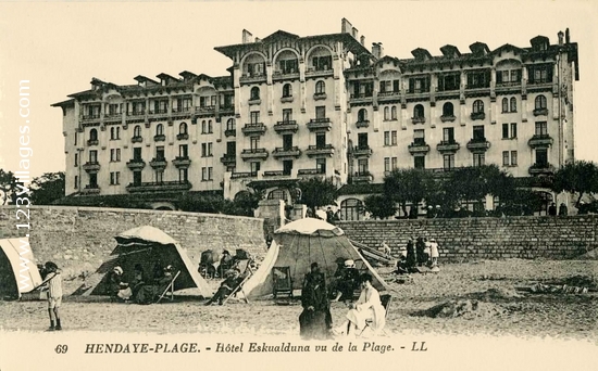 Carte postale de Hendaye