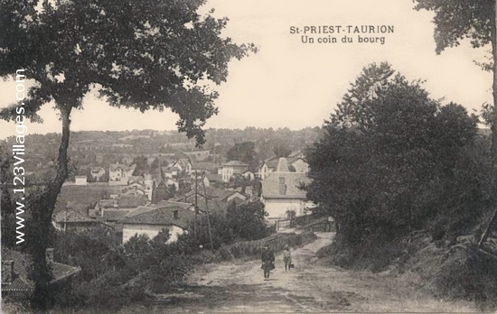 Carte postale de Saint-Priest-Taurion