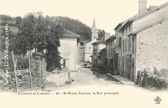 Carte postale de Saint-Priest-Taurion