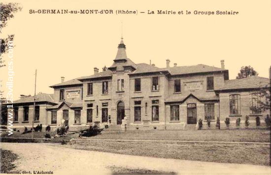 Carte postale de Saint-Germain-au-Mont-d Or