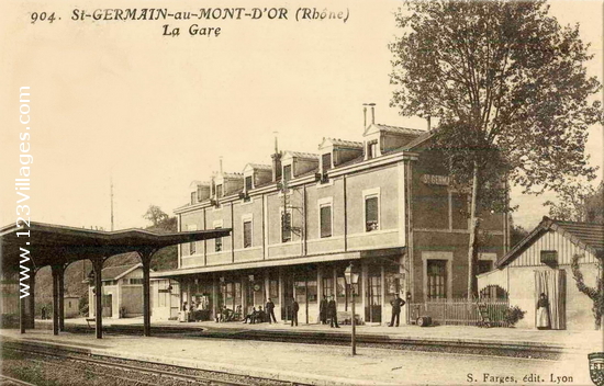 Carte postale de Saint-Germain-au-Mont-d Or