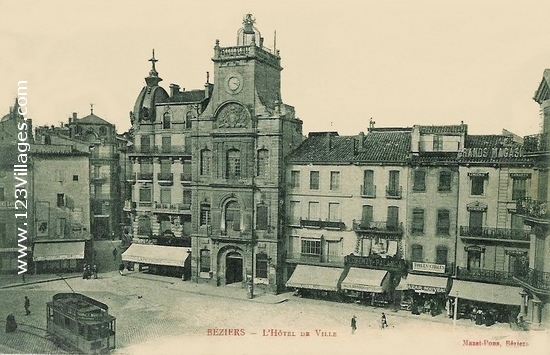 Carte postale de Béziers