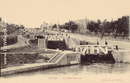 Carte postale de Béziers