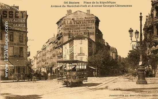 Carte postale de Béziers