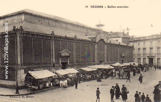 Carte postale de Béziers