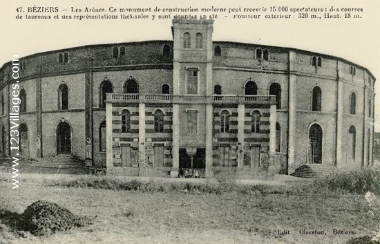 Carte postale de Béziers