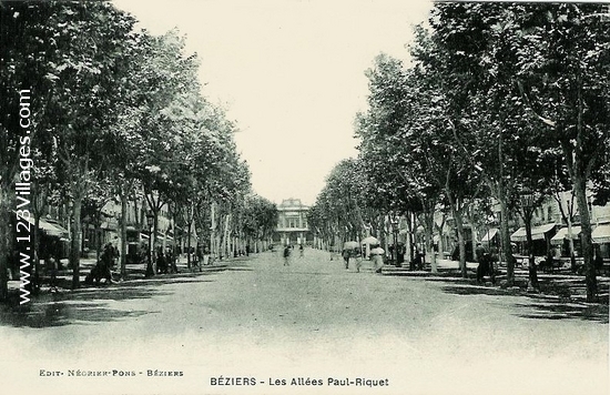 Carte postale de Béziers