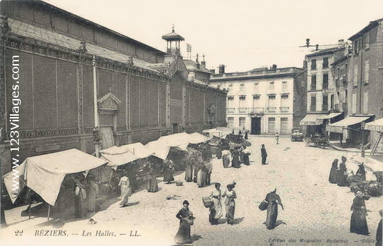 Carte postale de Béziers