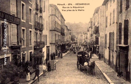 Carte postale de Bédarieux