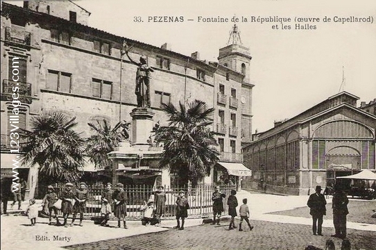 Carte postale de Pézenas