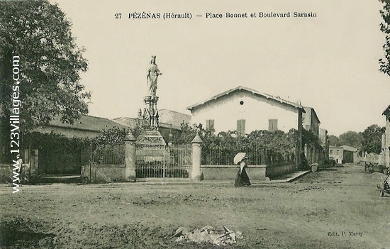 Carte postale de Pézenas