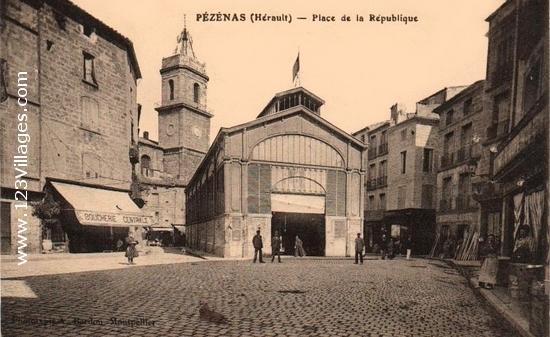 Carte postale de Pézenas