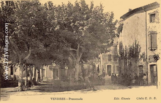 Carte postale de Vendres