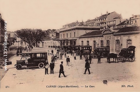 Carte postale de Cannes