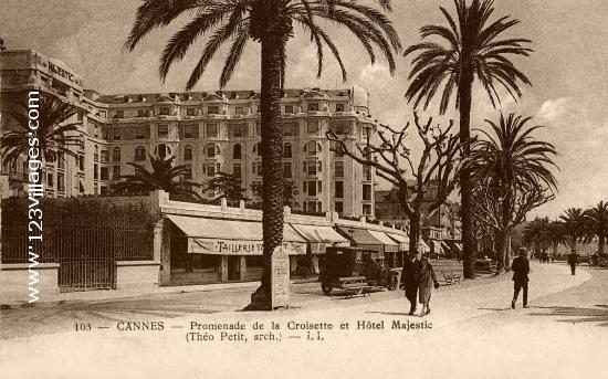 Carte postale de Cannes