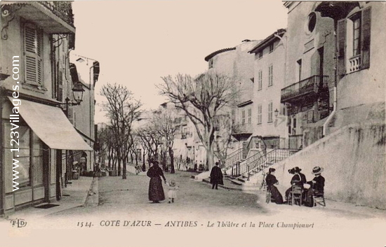 Carte postale de Antibes