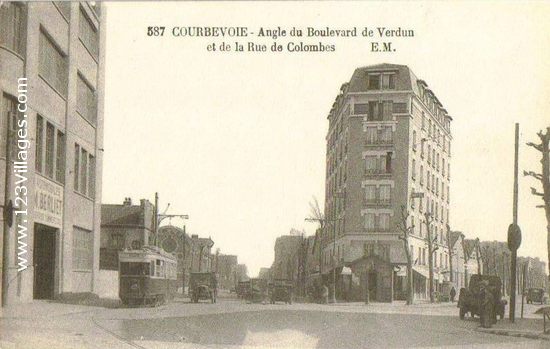 Carte postale de Courbevoie