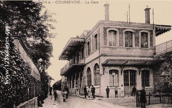 Carte postale de Courbevoie