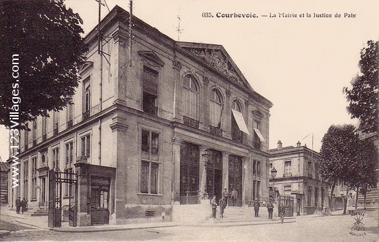 Carte postale de Courbevoie