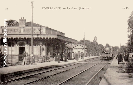 Carte postale de Courbevoie