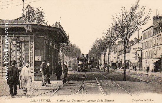 Carte postale de Courbevoie